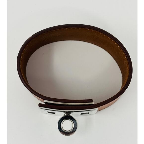 Hermes Kelly Dog Wrap Bracelet Brown Leather - Picture 2 of 8